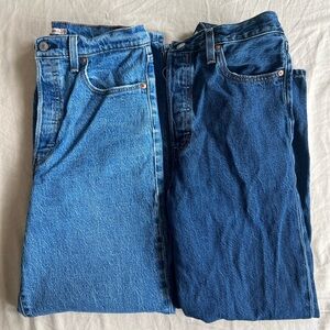 Levi’s Ribcage ankle jeans bundle